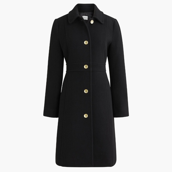 J. Crew Factory Jackets & Blazers - New JCREW Wool-Blend Lady Day Coat in Black